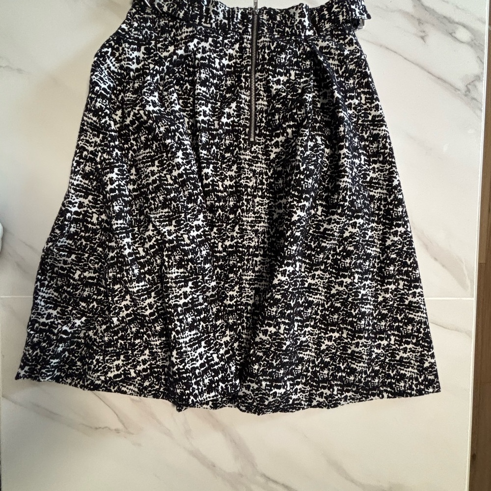H&M Monochrome A-Line Skirt